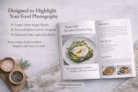 Minimal Recipe Book Template 20 Pages - Free Google Docs Template - 10071733 - Slide 4
