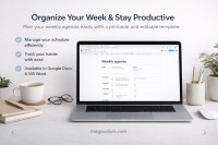 Formal Weekly Agenda - Free Google Docs Template - 10068781 - Slide 2