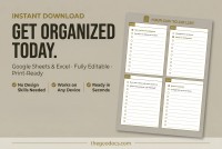 Golden Four-Day To-Do List - Free Google Docs Template - 10064383 - Slide 5