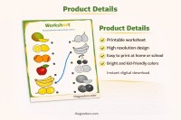 Folha de Exercícios Verde-Amarelo de Frutas - Gratuito Documentos Google Modelo - 10063568 - Deslizar 5