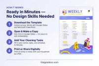 Reinigungsplan für das Haus - Kostenlos Google Docs Vorlage - 10068330 - Gleiten 4