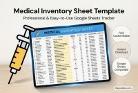 Medical Inventory Sheet - Free Google Docs Template - 10067422 - Slide 1