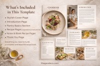 Aesthetisches Rezeptbuch-Vorlage 20 Seiten - Kostenlos Google Docs Vorlage - 10071596 - Gleiten 2