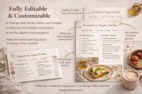 Aesthetisches Rezeptbuch-Vorlage 20 Seiten - Kostenlos Google Docs Vorlage - 10071596 - Gleiten 4