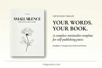 Minimalist Poetry Book Template - Free Google Docs Template - 10071384 - Slide 1