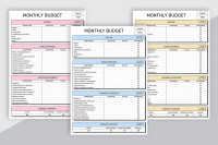 Modern Pink Monthly Budget - Free Google Docs Template - 10066396 - Slide 3