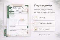 Modest Student Lesson Plan - Free Google Docs Template - 10064605 - Slide 4