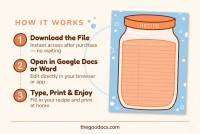 Ricetta originale disegnata - Gratuito Google Docs Modello - 10064355 - Diapositiva 4