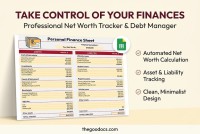 Personal Finance Sheet - Free Google Docs Template - 10064601 - Slide 1
