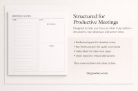 Printable Classic Meeting Notes - Free Google Docs Template - 10069926 - Slide 2