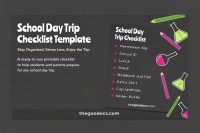 Schulausflugs-Checkliste - Kostenlos Google Docs Vorlage - 10061745 - Gleiten 1