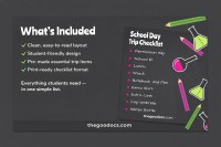 Schulausflugs-Checkliste - Kostenlos Google Docs Vorlage - 10061745 - Gleiten 2