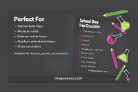 Schulausflugs-Checkliste - Kostenlos Google Docs Vorlage - 10061745 - Gleiten 4