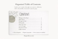 Libro de poesía simple. - Gratis Google Doc Plantilla - 10063088 - Deslizar 3