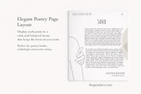 Libro de poesía simple. - Gratis Google Doc Plantilla - 10063088 - Deslizar 4