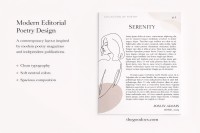 Libro de poesía simple. - Gratis Google Doc Plantilla - 10063088 - Deslizar 7