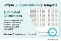 Simple Supplies Inventory - Free Google Docs Template - 10063079 - Slide 2