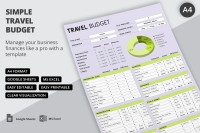 Simple Travel Budget - Free Google Docs Template - 10069302 - Slide 1
