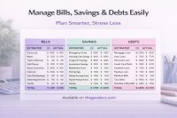 Orçamento Semanal Simples - Gratuito Documentos Google Modelo - 10068637 - Deslizar 4