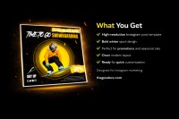 Post di Instagram sullo snowboard - Gratuito Google Docs Modello - 10064623 - Diapositiva 2