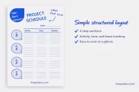 Schritt für Schritt Projektzeitplan - Kostenlos Google Docs Vorlage - 10066090 - Gleiten 2