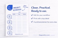 Schritt für Schritt Projektzeitplan - Kostenlos Google Docs Vorlage - 10066090 - Gleiten 5