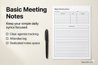 Structured Meeting Note - Free Google Docs Template - 10069618 - Slide 2