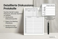 Strukturierte Besprechungsnotiz - Kostenlos Google Docs Vorlage - 10069618 - Gleiten 3