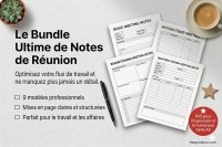 Note de réunion structurée - Gratuit Google Docs Modèle - 10069618 - Glisser 1