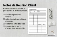 Note de réunion structurée - Gratuit Google Docs Modèle - 10069618 - Glisser 7