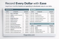 Structured Monthly Budget - Free Google Docs Template - 10069524 - Slide 2