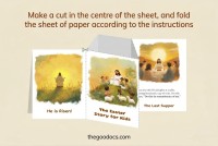 A História da Páscoa para Crianças - Template de Mini Livro para Imprimir - Gratuito Documentos Google Modelo - 10070024 - Deslizar 3