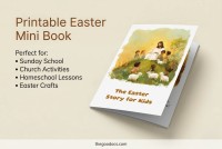 A História da Páscoa para Crianças - Template de Mini Livro para Imprimir - Gratuito Documentos Google Modelo - 10070024 - Deslizar 4