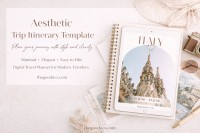 Aesthetic Trip Itinerary - Free Google Docs Template - 10069549 - Slide 1