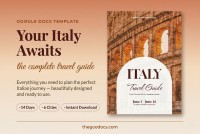 Ultimate Travel Guide Template - Free Google Docs Template - 10072540 - Slide 1