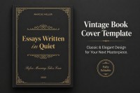 Vintage Book Cover Template - Free Google Docs Template - 10072694 - Slide 1