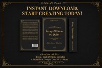 Vintage Book Cover Template - Free Google Docs Template - 10072694 - Slide 5
