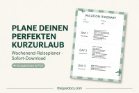 Wochenendurlaubsreiseroute Vorlage - Kostenlos Google Docs Vorlage - 10071170 - Gleiten 1