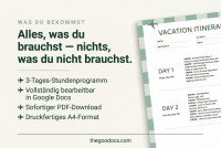 Wochenendurlaubsreiseroute Vorlage - Kostenlos Google Docs Vorlage - 10071170 - Gleiten 2