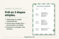 Modèle de programme de vacances de week-end - Gratuit Google Docs Modèle - 10071170 - Glisser 4
