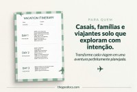 Modelo de Itinerário de Fim de Semana de Férias - Gratuito Documentos Google Modelo - 10071170 - Deslizar 3