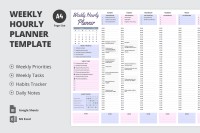 Weekly Hourly Planner - Free Google Docs Template - 10068747 - Slide 3