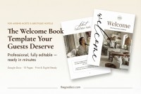 Welcome Book Template for Airbnb or Boutique Hotels - Free Google Docs Template - 10071659 - Slide 1