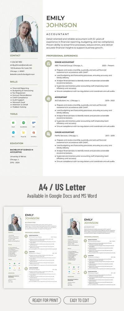 Accounting Resume Template Template