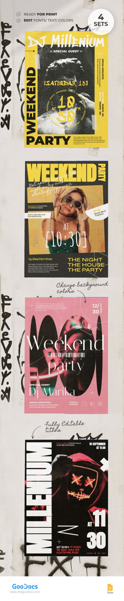 Weekend Party Flyer Template