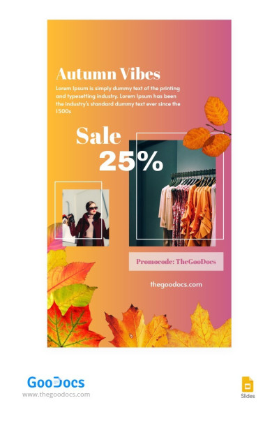 Autumn Vibes Instagram Stories Template