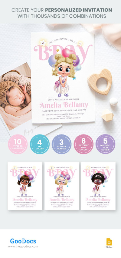 Baby Shower Invitation Modello