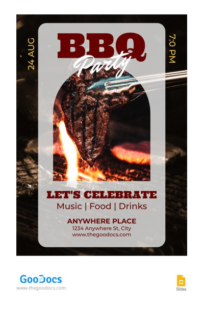 BBQ-Party Flyer