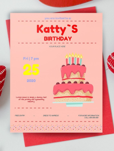 Birthday  Flyer Template