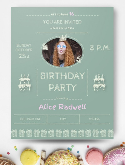 Invito di compleanno originale - Inviti di compleanno